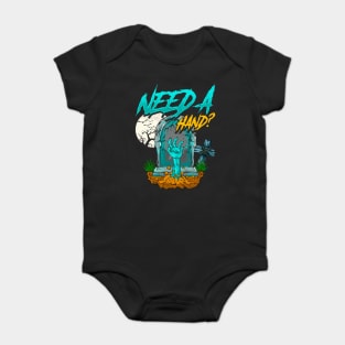 Zombie Hand Funny Halloween Trick or Treat Gift Baby Bodysuit